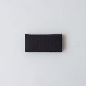 COSMIC WONDER monogram embossed light leather wallet