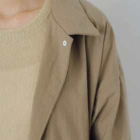 MUYA Nylon livery coat soutien collar