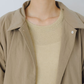 MUYA Nylon livery coat soutien collar