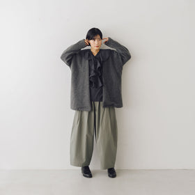 MUYA Wool pile Relax cardigan