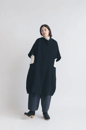 Atelier d’antan Turk ウール ショートスリーブ コート