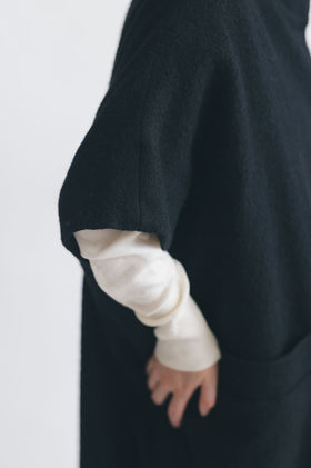 Atelier d’antan Turk ウール ショートスリーブ コート