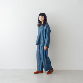 BUNON バックボタンセーラーブラウス
