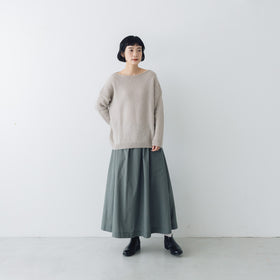 evam eva モヘアリリープルオーバー