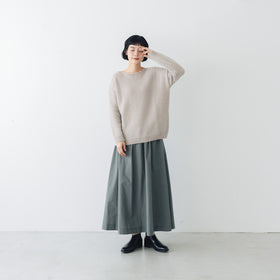 evam eva モヘアリリープルオーバー