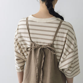 【SALE】 Gauze# スカラップレース トラバイユ サロペット