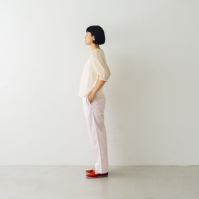 【SALE】 Gauze# ギャザースリーブブラウス