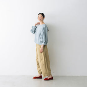 【SALE】 Gauze# スリーブキュリアスプルオーバー