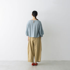 【SALE】 Gauze# スリーブキュリアスプルオーバー