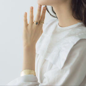 SURUME. Brass ring Circle