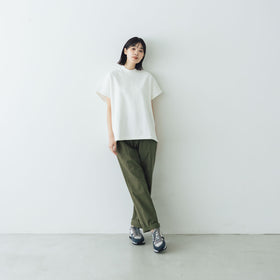 comm. arch. エアースピンド コットン モック ショートスリーブTシャツ