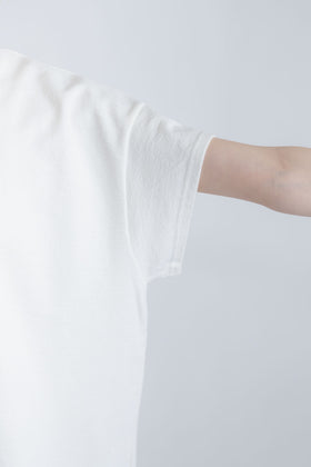 comm. arch. エアースピンド コットン モック ショートスリーブTシャツ
