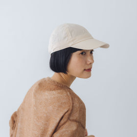 くらすこと コットンリネンのシンプルキャップ
