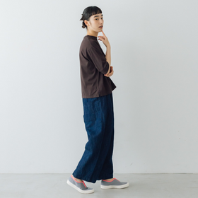 くらすこと +to コットンハーフスリーブカットソー