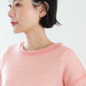 くらすこと 色を楽しむ、薄手のモヘヤニット