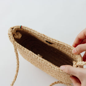 AMPIANA Pochette Taly Natural