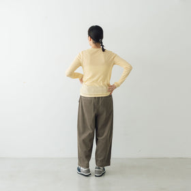 【SALE】 ROBE de PEAU クルーネックプルオーバー