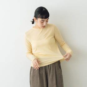 【SALE】 ROBE de PEAU クルーネックプルオーバー