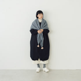 ROBE de PEAU ウールガーゼタッセルストール