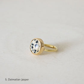 SURUME. STONE RING