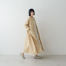 Yoli Cotton long simple coat
