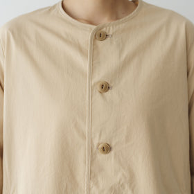 Yoli Cotton long simple coat