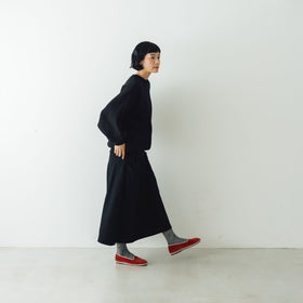 atelier naruse コットンフリースバルーンカットソー