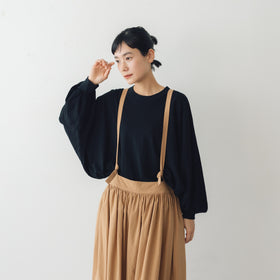 atelier naruse コットンサスペンダースカート
