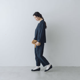 「わたしたちらしい、大人のかわいらしさ」ブラウス+サルエルパンツのセットアップ