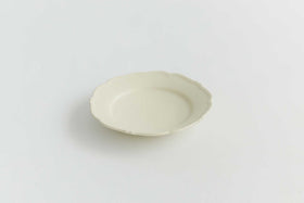 Awabi ware 輪花皿 M