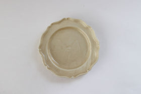 河合竜彦 貫入釉 レリーフ皿(M)