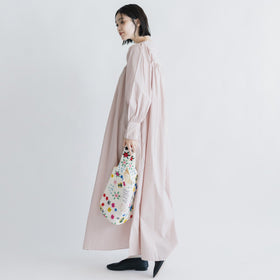 pot and tea 毛糸刺繍バッグ