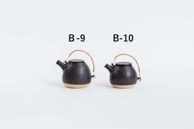 CANASA 土瓶 黒 蓋つまみなし