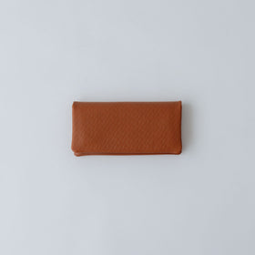 COSMIC WONDER monogram embossed light leather wallet