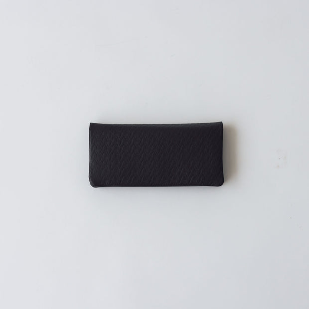 COSMIC WONDER monogram embossed light leather wallet