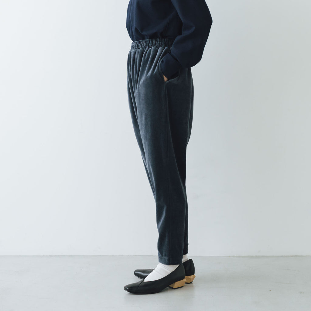 fruits of life ベロアテーパードパンツ［期間限定販売］