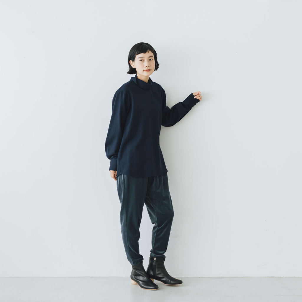 fruits of life ベロアテーパードパンツ［期間限定販売］