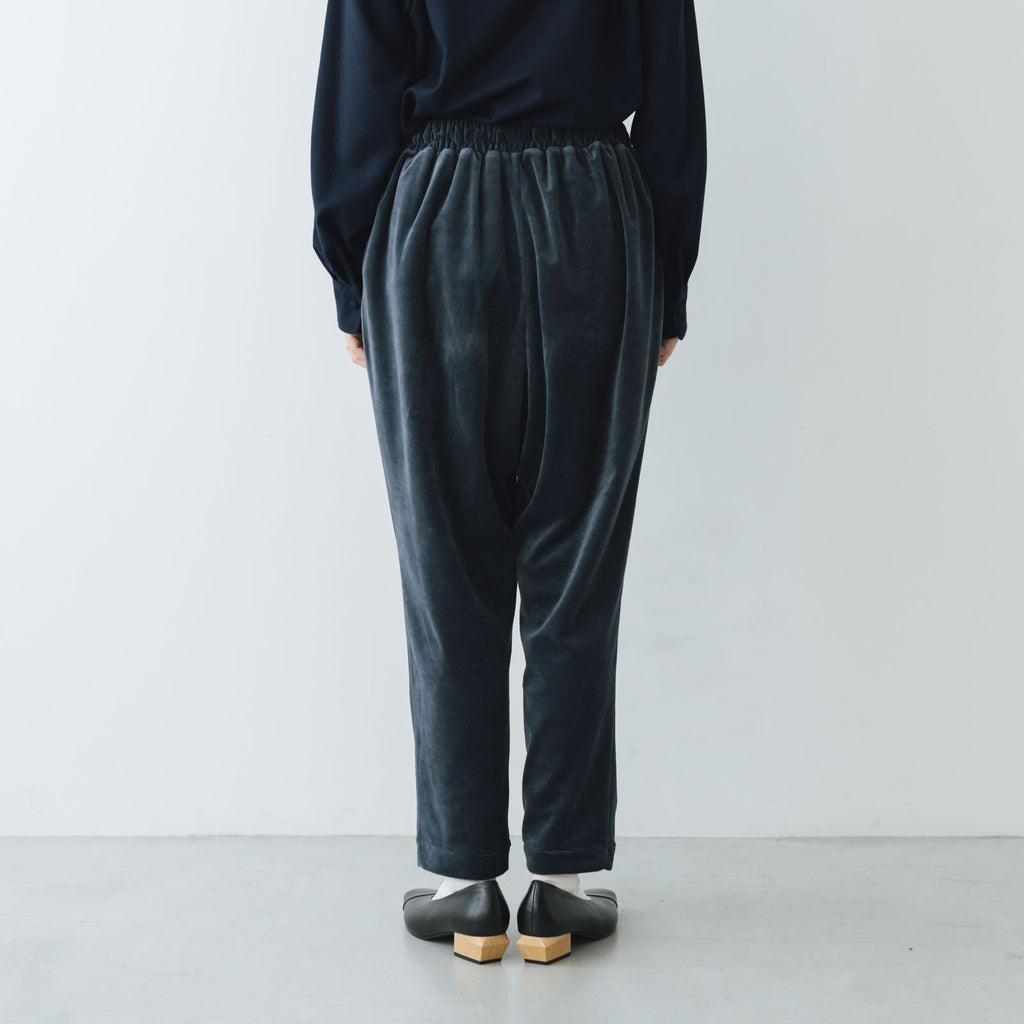 fruits of life ベロアテーパードパンツ［期間限定販売］