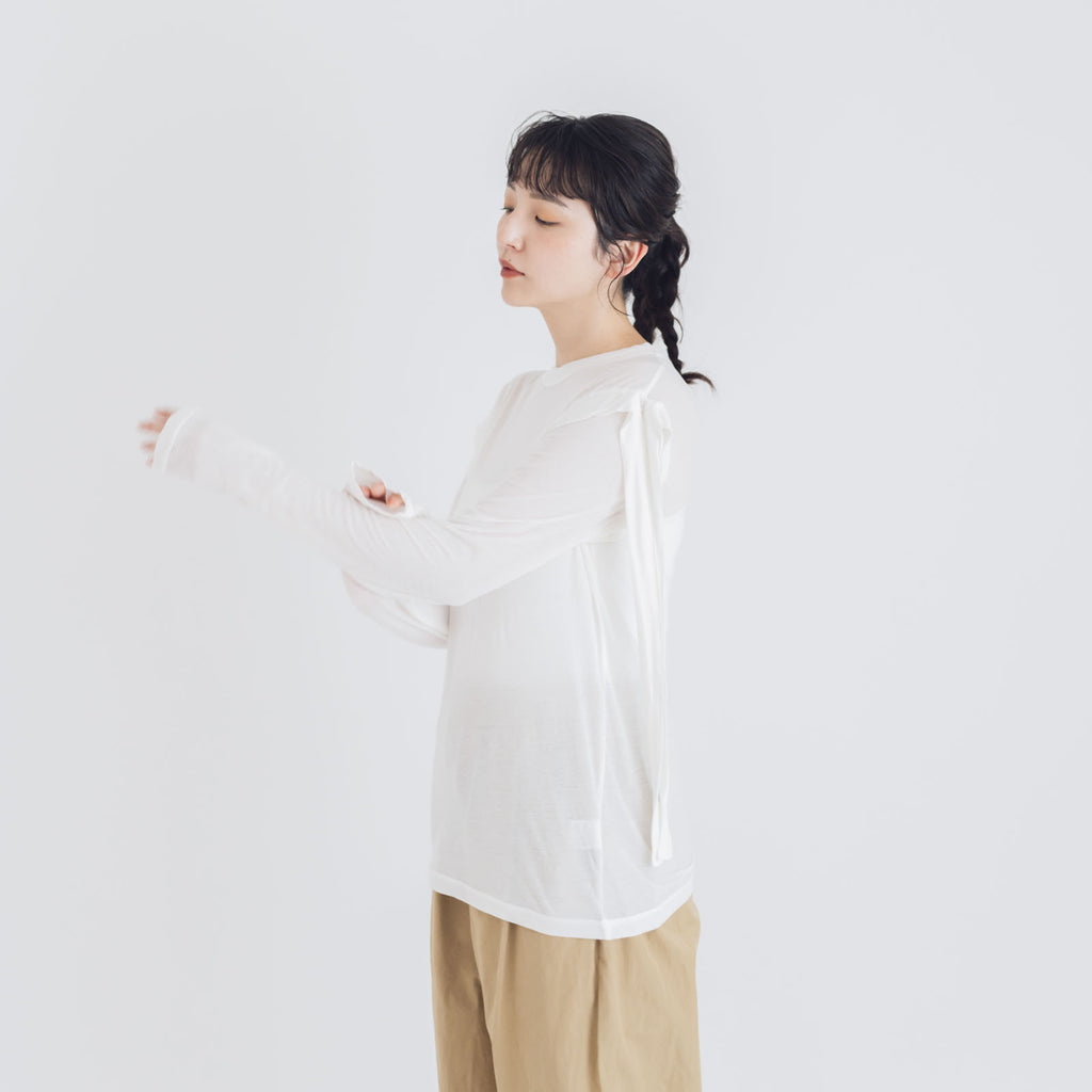shida リボンプルオーバー