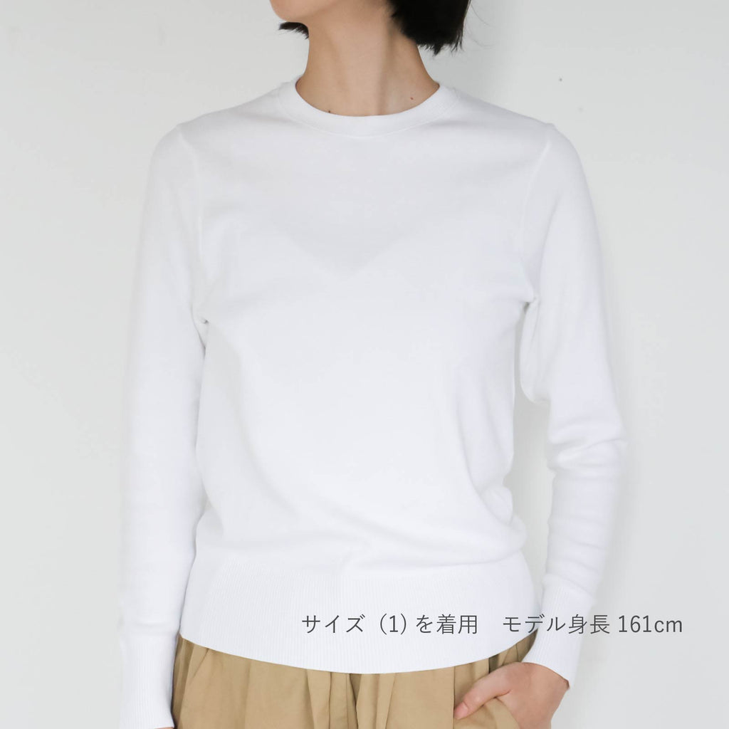 【SALE】 gicipi FRAGORA コットン クルー ニット