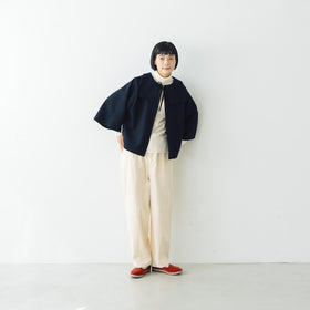Koton オーガニックコットン コーデュロイeaseテーパードパンツ エクリュ