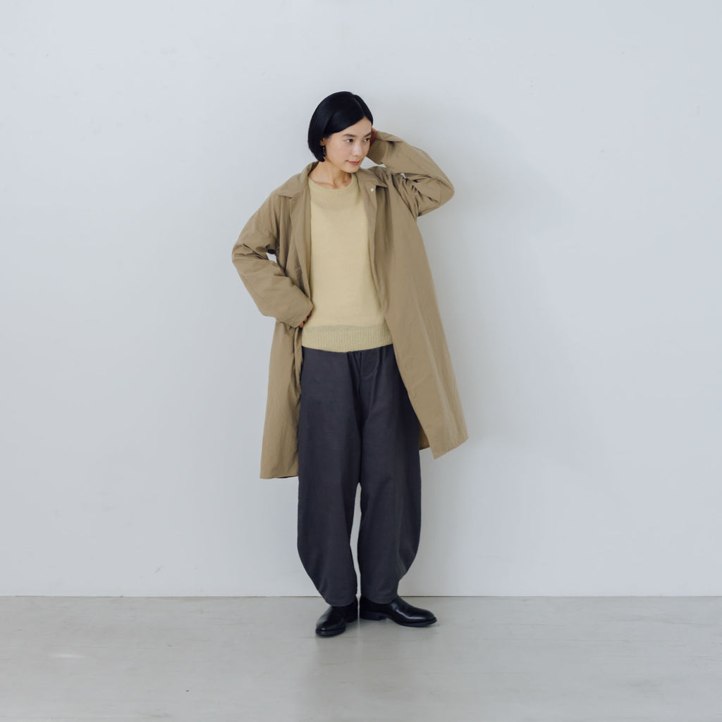 MUYA Nylon livery coat soutien collar