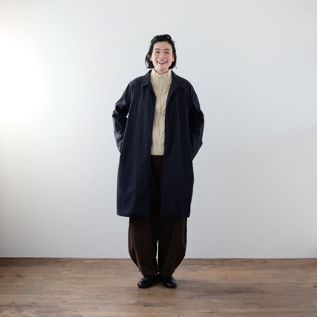MUYA Nylon livery coat soutien collar
