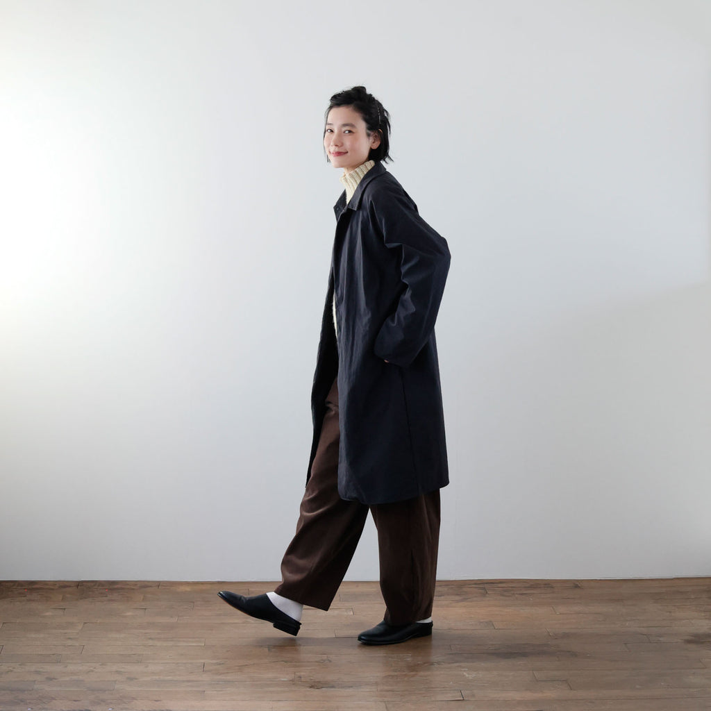 MUYA Nylon livery coat soutien collar