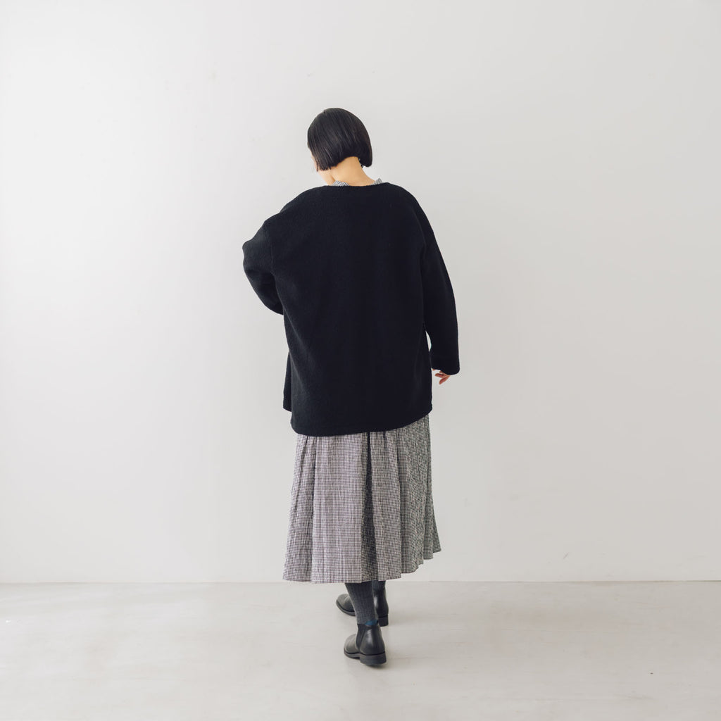 MUYA Wool pile Relax cardigan