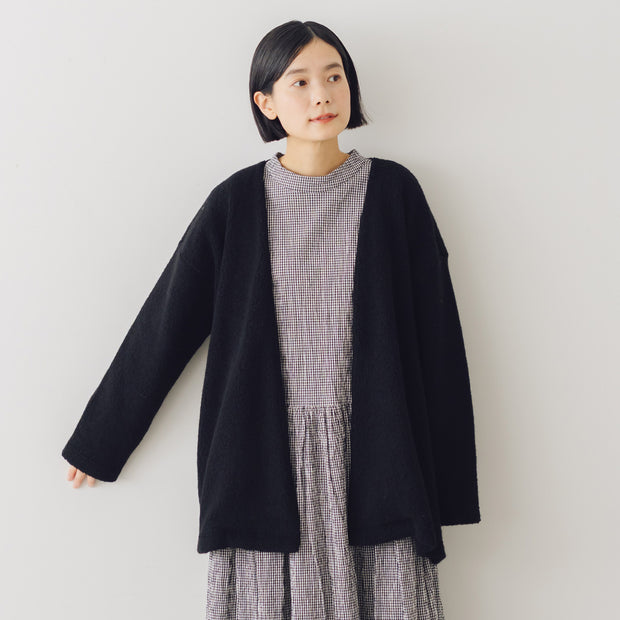 MUYA Wool pile Relax cardigan
