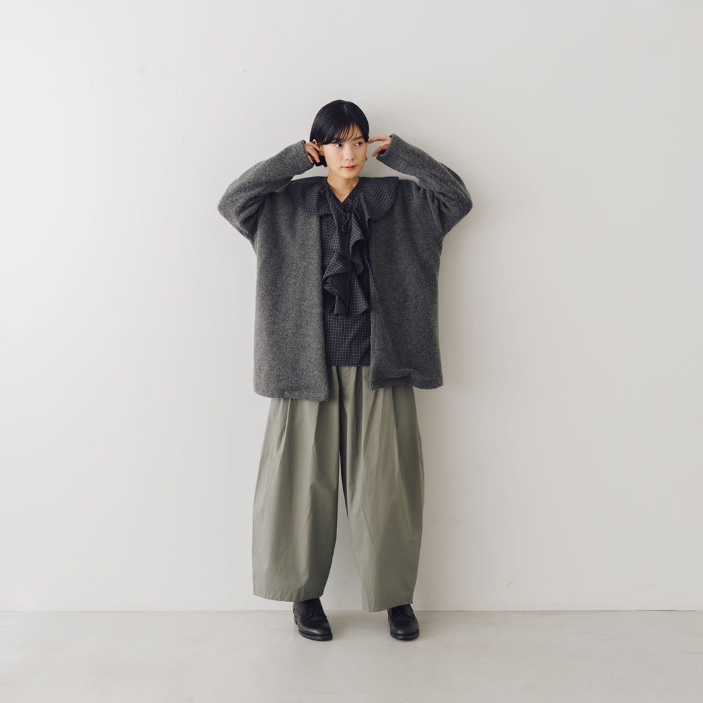 MUYA Wool pile Relax cardigan