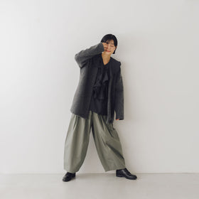 MUYA Wool pile Relax cardigan