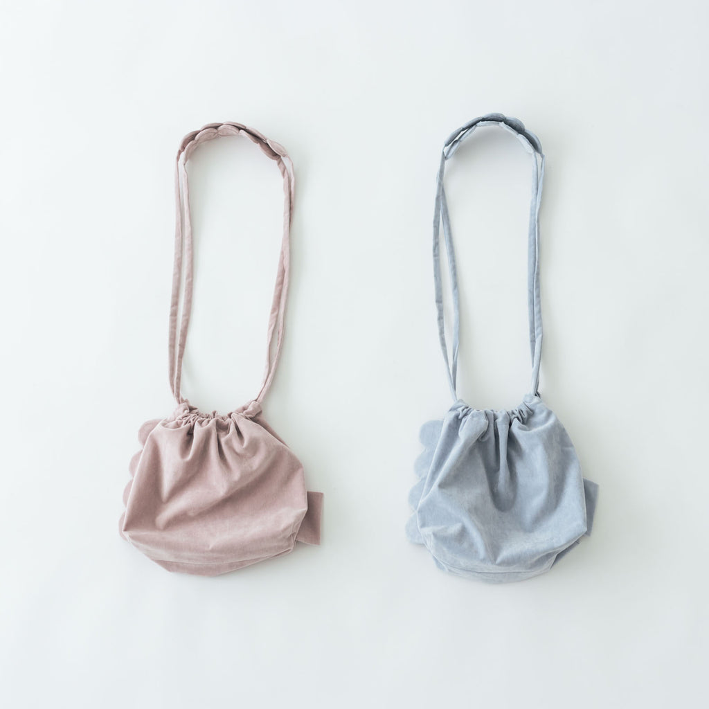 chitose.K scallop kincyaku bag
