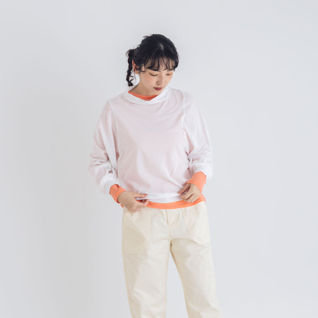 【SALE】 HAU ハイネックトップス "dolman"